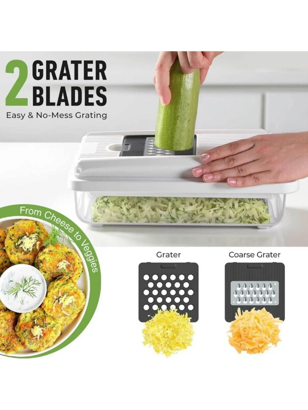 Versatile Vegetable Chopper & Mandoline Slicer - Efficient Food Prep Tool